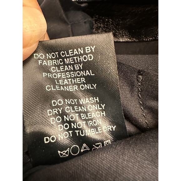 NBD Men’s Or Women’s Black Leather Pants New With Tags And Straight Legs - Picture 9 of 10